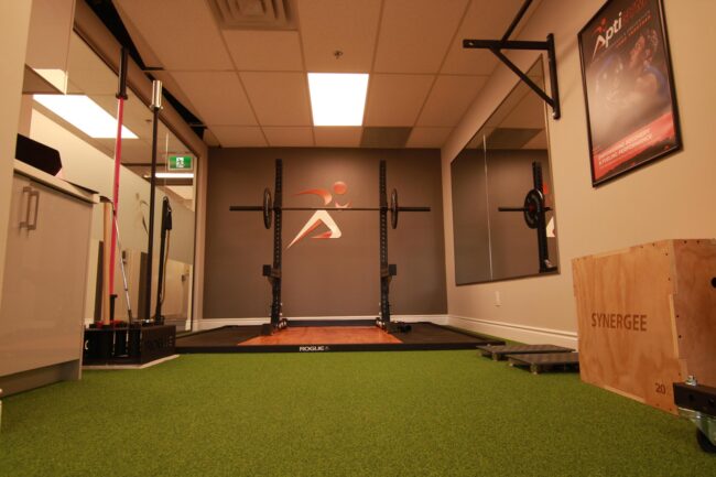 Prehab gym training space